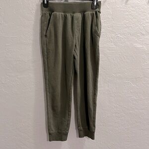 Athletic Works Boy’s Navy Green Jogger Pants - Size 10/12